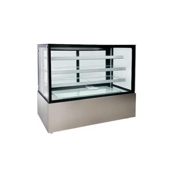 Elite Kitchen Supply 53.6 in. 23.6 cu. ft. Refrigerated Bakery Refrigerator Case 3 Shelf NSF EW670