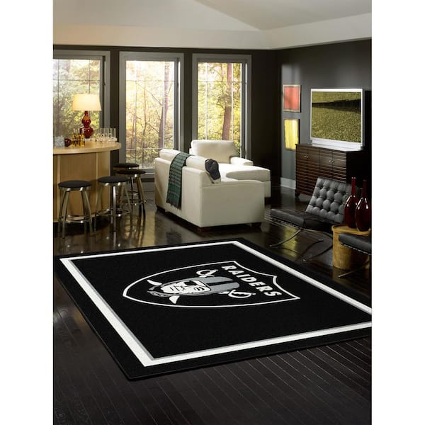 NFL 4 ft. x 6 ft. Las Vegas Raiders spirit rug