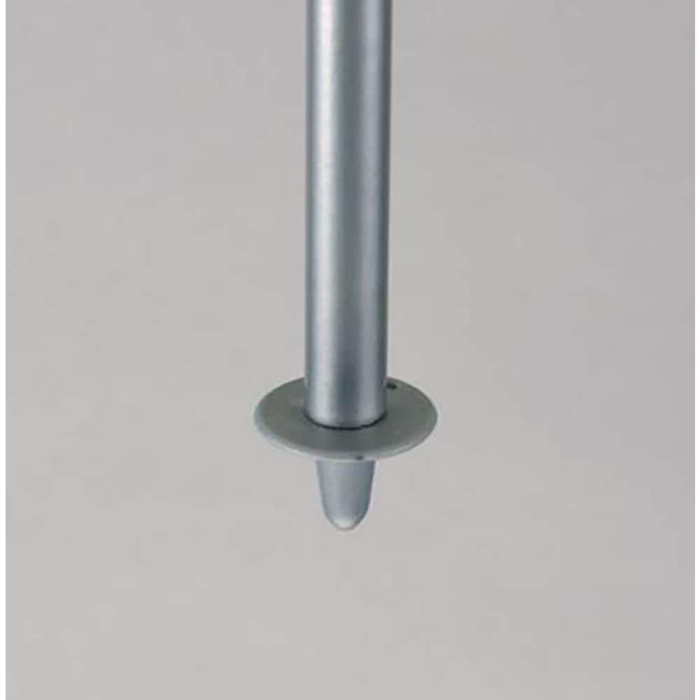 85" Silver Telescoping Steel Clothesline Prop