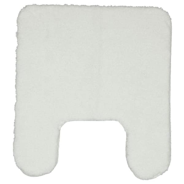 Mohawk Home Lila 21 in. x 24 in. Contour White Bath Rug-DISCONTINUED