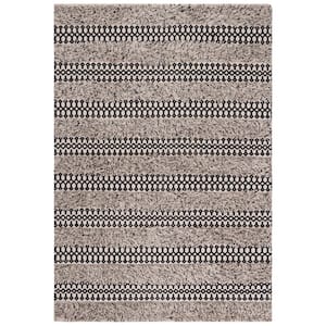 Natura Black/Ivory 3 ft. x 5 ft. Abstract Native American Area Rug