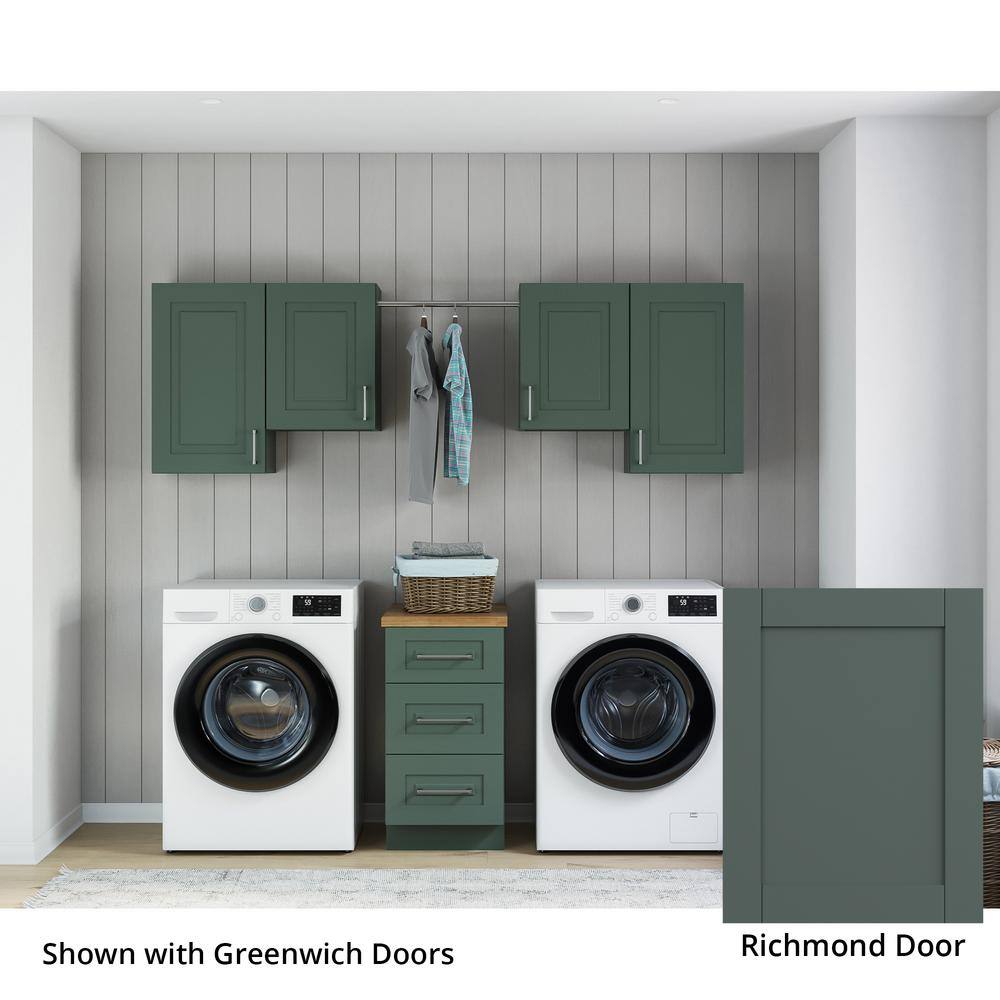 MILL'S PRIDE Richmond Aspen Green Plywood Shaker Stock Ready to