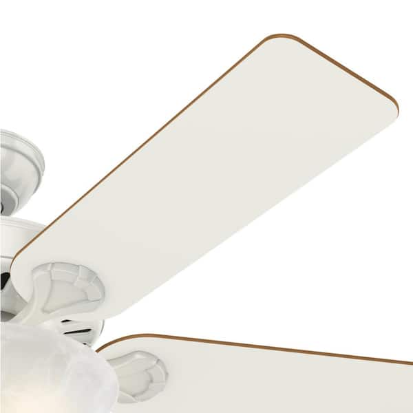 B&N ハン 5-STAR Hunter Pro's Best Five Minute 52 in. Indoor White Ceiling