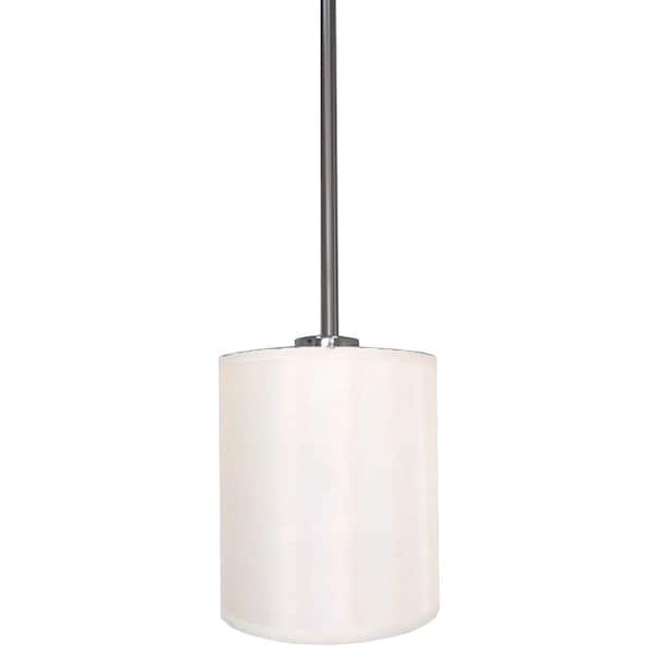 Cambridge 1-Light Satin Steel Pendant