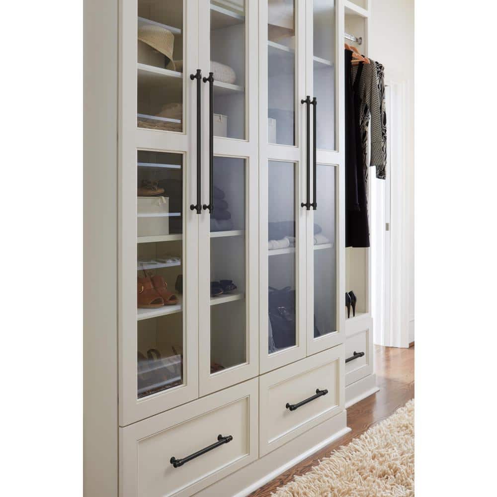 Matte Black 14.5" Modern Appliance Pull with Mounting Hardware