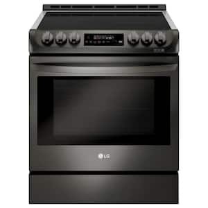 Lg Electronics 6 9 Cu Ft Smart Double Oven Slide In Gas Range With Probake Convection And Wi Fi In Stainless Steel Ltg4715st The Home Depot