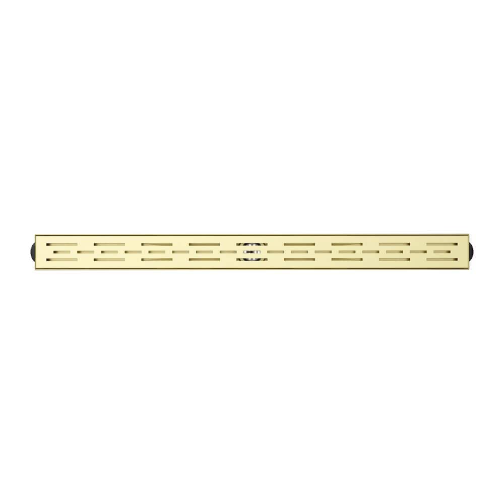 Alliance 36 in. Linear Grate Shower Drain, Brushed Brass price history on PriceWatchPro