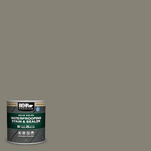 8 oz. #SC-144 Gray Seas Solid Color Waterproofing Exterior Wood Stain and Sealer Sample