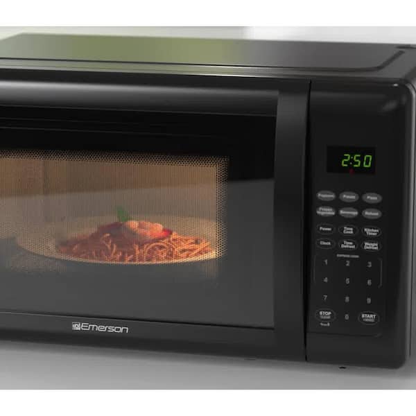 Compact Countertop Microwave Oven, 0.7 Cu ft Black