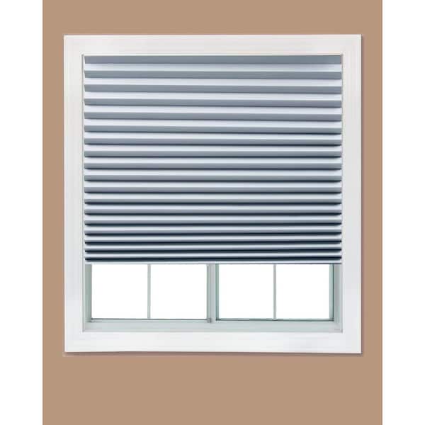 Window Shades 36in W x 72in L Gray Paper Room Darkening Window Blind 4-Pack 