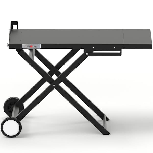 Collapsible Grill Table Cart with Wheels