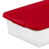 Sterilite 32 Qt Under Bed Latching Storage Container w/ Hinge Lid, Red (18  Pack), 1 Piece - Fry's Food Stores