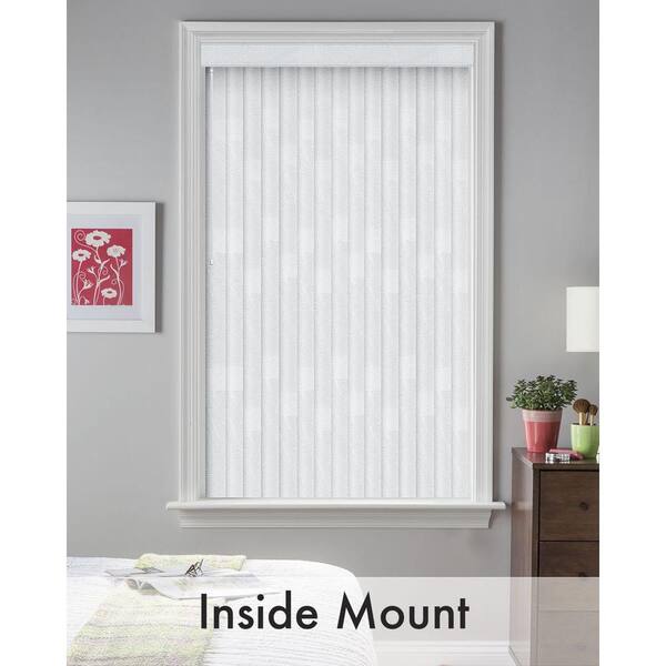 Bali Cut-to-Size White Silk Maui 3.5 in. PVC Louver Set - 74 in. L (9-Pack)