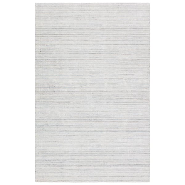 Jaipur Living Mona 5 ft. x 8 ft. Cream/Gray Solid Handmade Indoor/Outdoor Area Rug