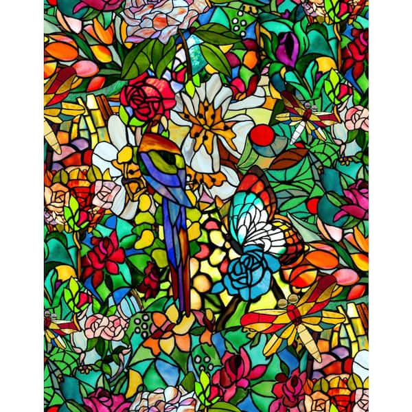 d-c-fix Tulia also Known As Spring Chapel Stained Glass self adhesive Film