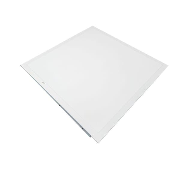 24 in White Wattage Adjustable & Color Tunable Integrated LED BackLit Flat Panel with Sensor base (Pack of 4)