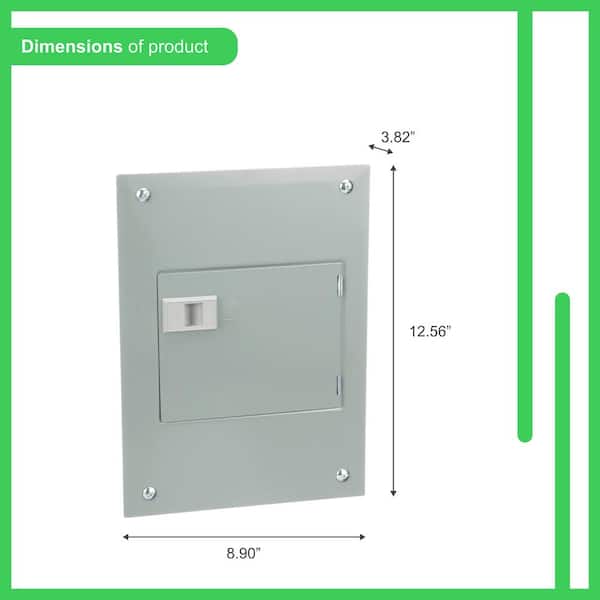 Square D Homeline 100 Amp 6-Space 12-Circuit Indoor Surface Mount Convertible Main Lugs Load Center Is UL Listed For Residential And Commercial Power Distribution. This Load Center Is Built With A Plated, Aluminum Bus Bar That Is Tested And Is Compatible With Square D Homeline Circuit Breakers.