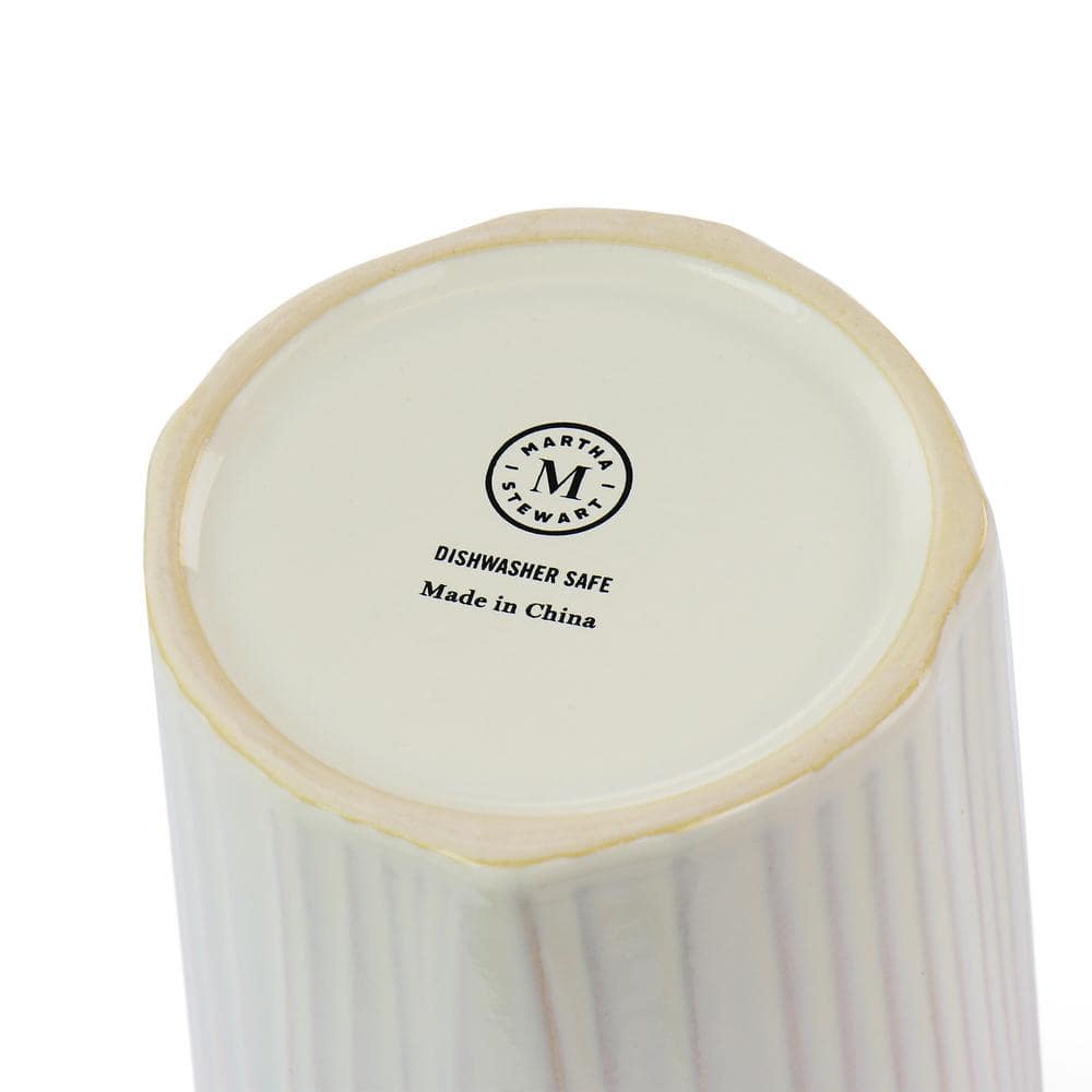 White Ceramic Round Food Storage Canister with Lid
