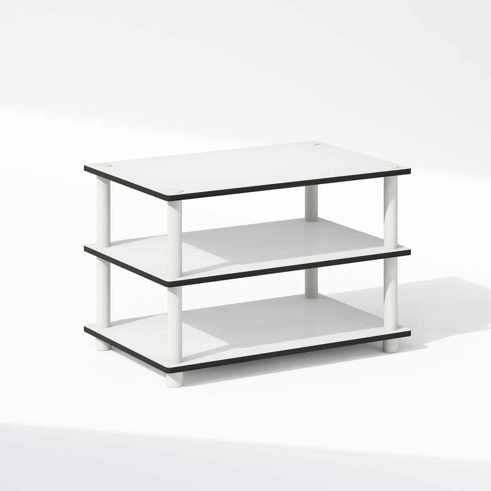 White Particle Board 3-Tier Multipurpose Printer Stand