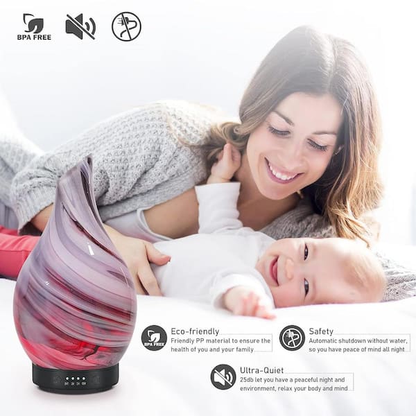 Afoxsos Essential Oil Diffuser 120 ml Ultrasonic Aromatherapy