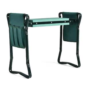 Green Folding Garden Kneeler and Seat Bench