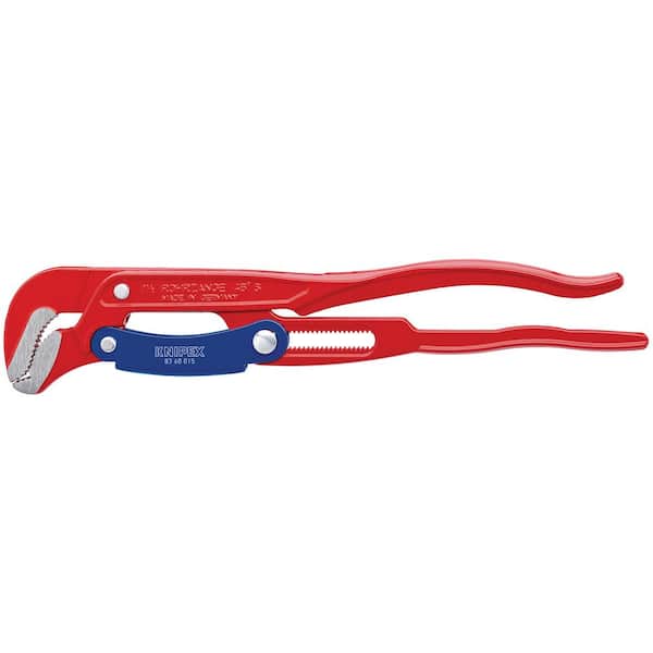 KNIPEX 17 in. Swedish Pipe Wrench with Push Button Adjustment