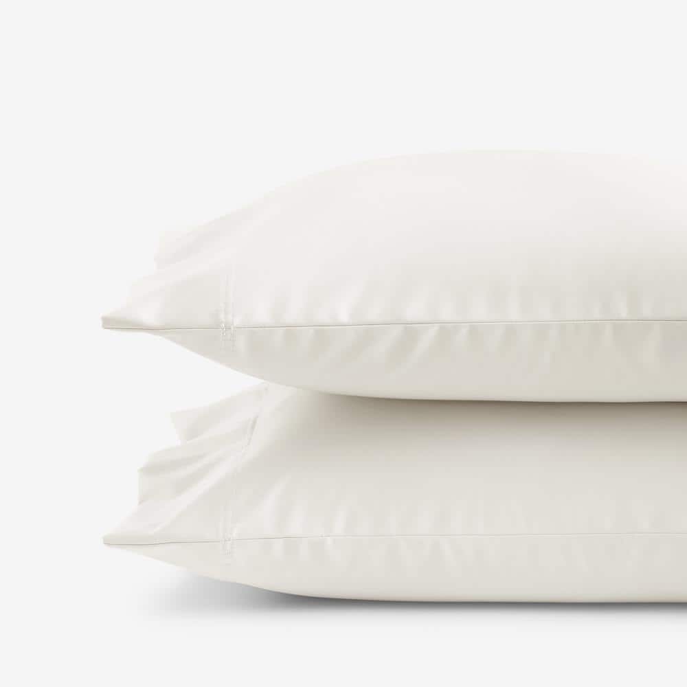 Legends Hotel Ivory 450-Thread Count Wrinkle-Free Supima Cotton Sateen Standard Pillowcase (Set of 2) price history on PriceWatchPro