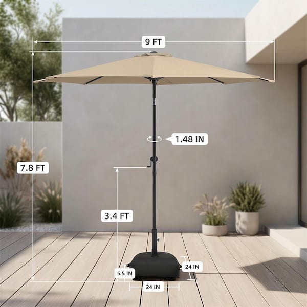 high end patio umbrella brands PURPLE LEAF 10' X 10' Wind-resistant Bronze, Brick Red Scorpion EXO-R1 Evo II Mounting Clip Color:Dark Blue Sale The built