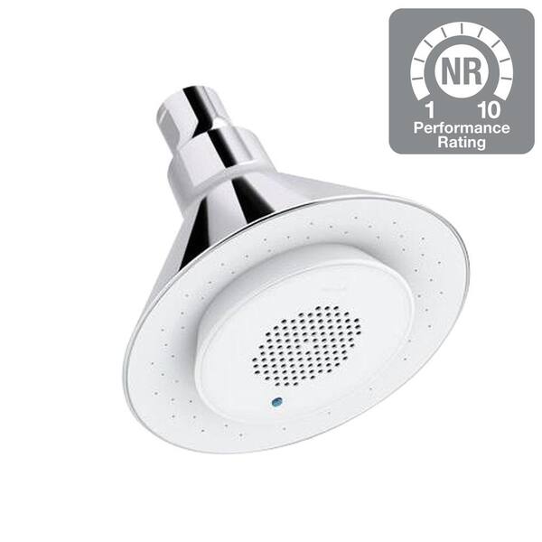 Moxie 1-Spray 5 in. Single Wall Mount Fixed Shower Head in Polished Chrome Moxie 1-Spray 5 in. Single Wall Mount Fixed Shower Head in Polished Chrome