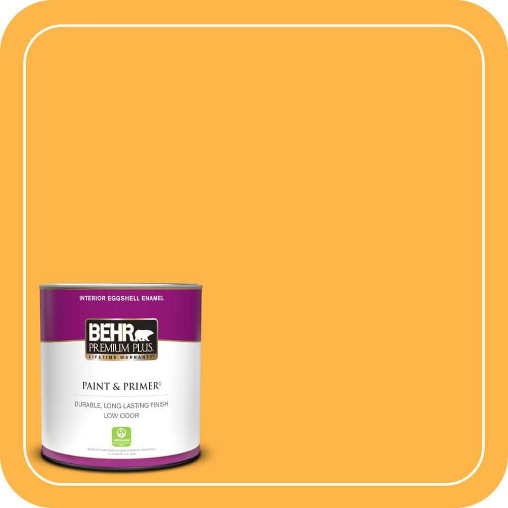 1 qt. #300B-6 Glorious Gold Eggshell Enamel Low Odor Interior Paint & Primer price history on PriceWatchPro