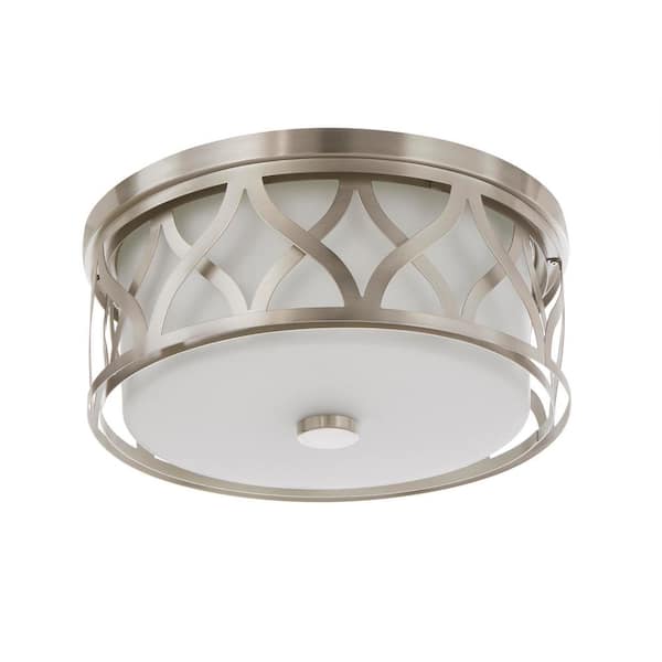 hampton bay 3 light flush mount