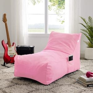Resty Pink Polyester Medium (30-45 in.) Bean Bag Chair