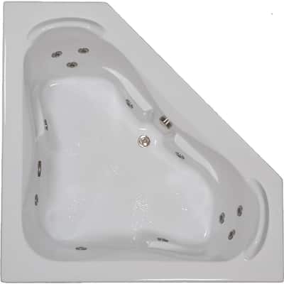 Two Persons Corner Bath Tub Whirlpool Jets Massage Bathtub 1.5X1.5m - China  Bathtub Whirlpool, Bathtub