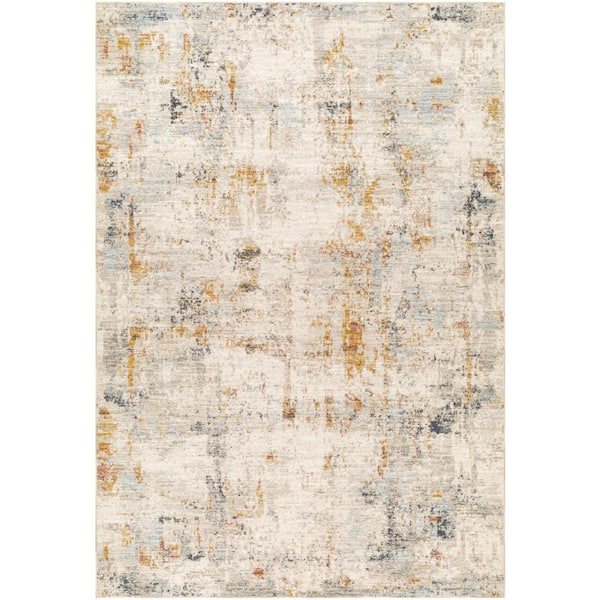 Beckham Gray/Beige Ombre 5 ft. x 7 ft. Indoor Area Rug