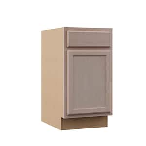 Hampton Unfinished Beech Recessed Panel Stock Assembled Base Kitchen Cabinet (18 in. x 34.5 in. x 24 in.)
