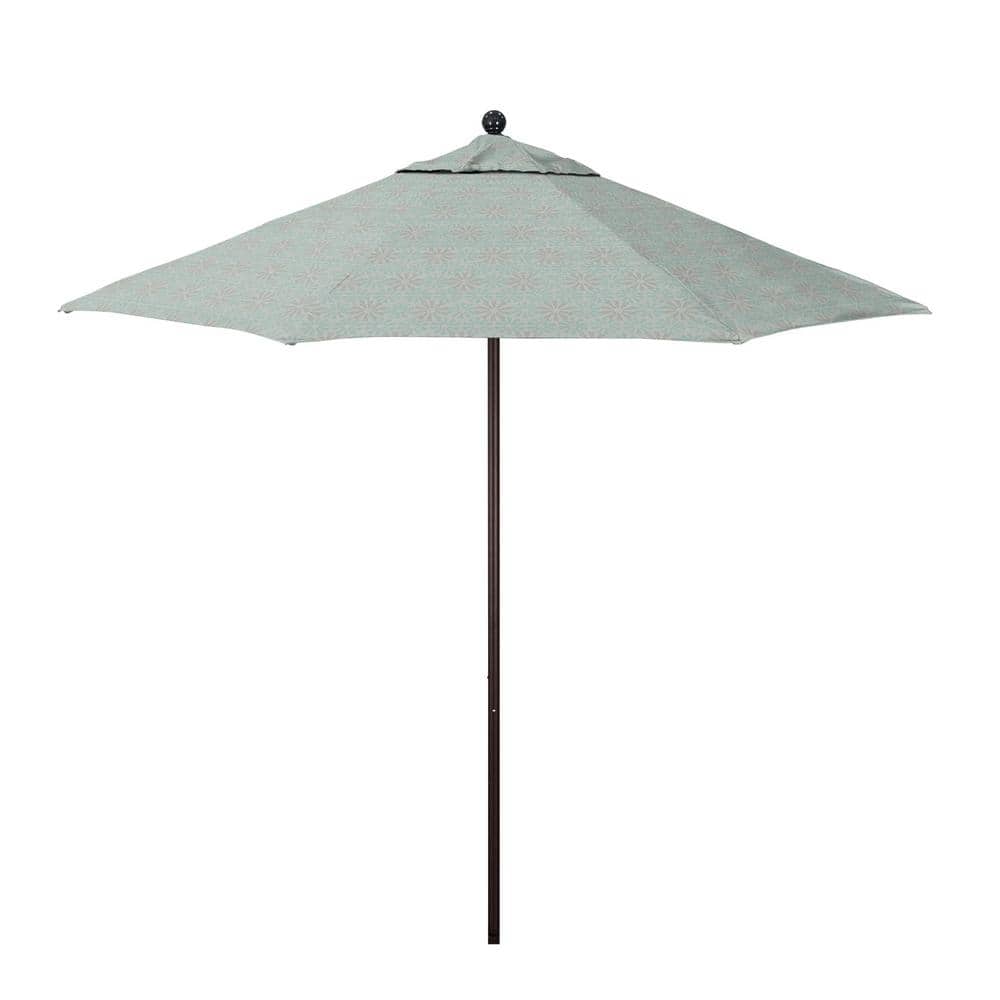 9 ft. Bronze Aluminum Market Patio Umbrella with Fiberglass Ribs and Push-Lift in Spiro Capri Pacifica Premium price history on PriceWatchPro