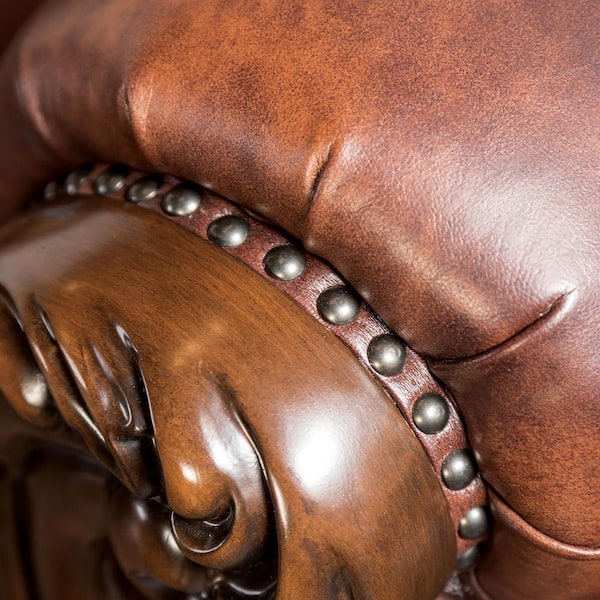 Furniture of America Grady 2-Piece Dark Cherry and Light Brown