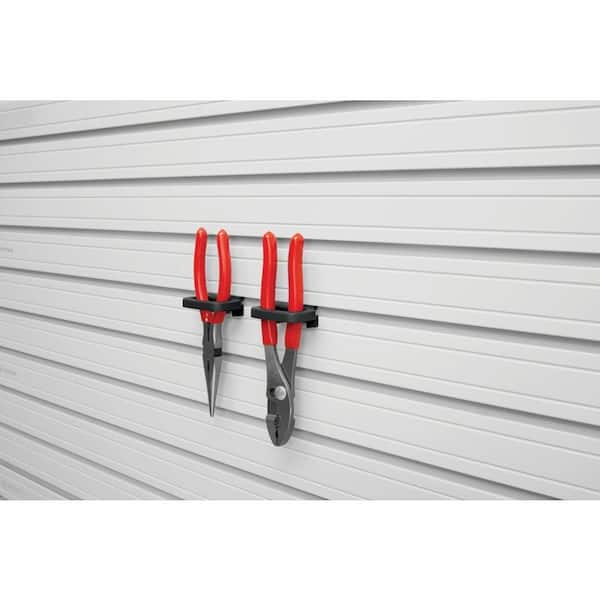 Rubbermaid Fast Track Wall Mount Storage Rail (2 Pack) & Utility