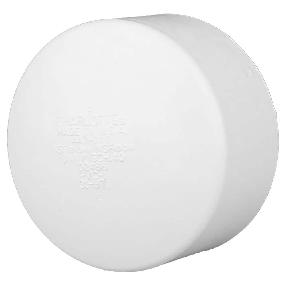 Charlotte Pipe 12 in. DWV PVC Cap PVC 00116 2000 The Home Depot