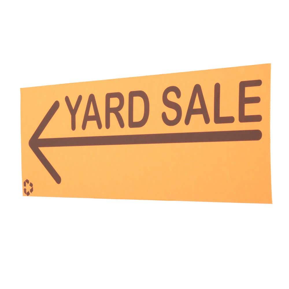6.5 in. x 20 in. Yard Sale Sign 4-Pack price history on PriceWatchPro