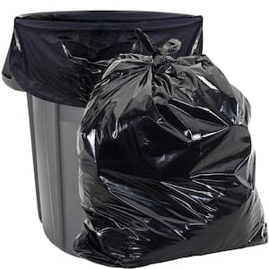 3 Roll 110 Count per Roll Trash Bags Super Big Mouth Flat Garbage Bags Yard Use 