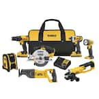 20-Volt MAX Cordless Combo Kit (7-Tool) with (2) 20-Volt 2.0Ah Batteries & Charger