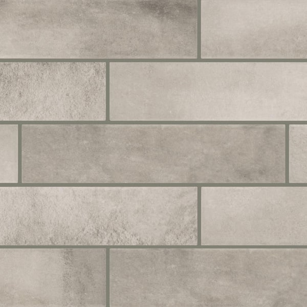 Cotto Revival Ash 2 in. x 9 in. Matte Porcelain Floor and Wall Tile (5.72 sq. ft. /case)