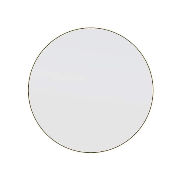 Glass Warehouse 36 In W X H Framed Round Bathroom Vanity Mirror Satin Brass Mf R Sb The Home Depot - Home Depot Round Mirror 36 Inch Glass Warehouse 36 In W X H Framed Round Bathroom Vanity Mirror Satin Brass Mf R Sb The Home Depot - Home Depot Round Mirror 36 Inch