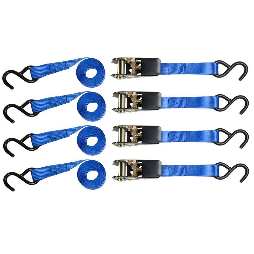 RPS Outdoors 1 in. x 10 ft. Ratchet Strap (4Pack) TOW333