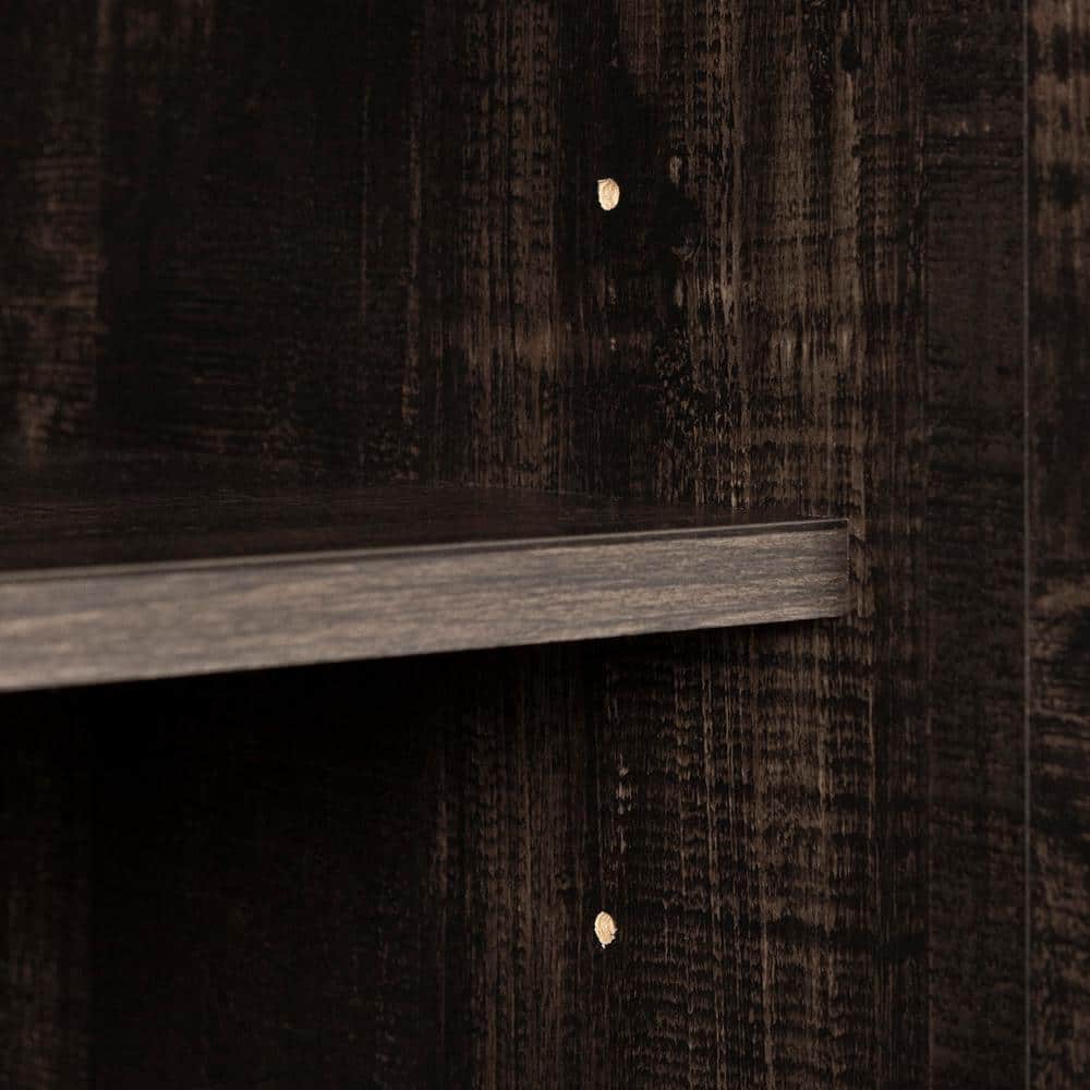 Bellami Black Wood Buffet with Wine Storage