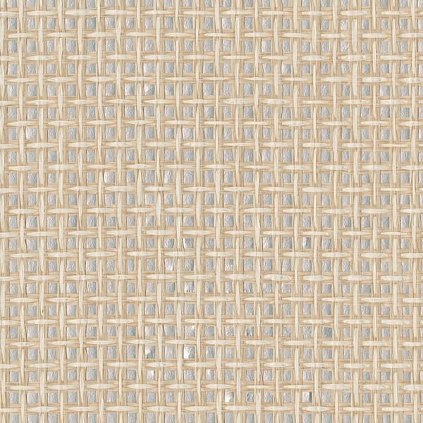Tai Xi Cream Grasscloth Peelable Wallpaper (Covers 72 sq. ft.)