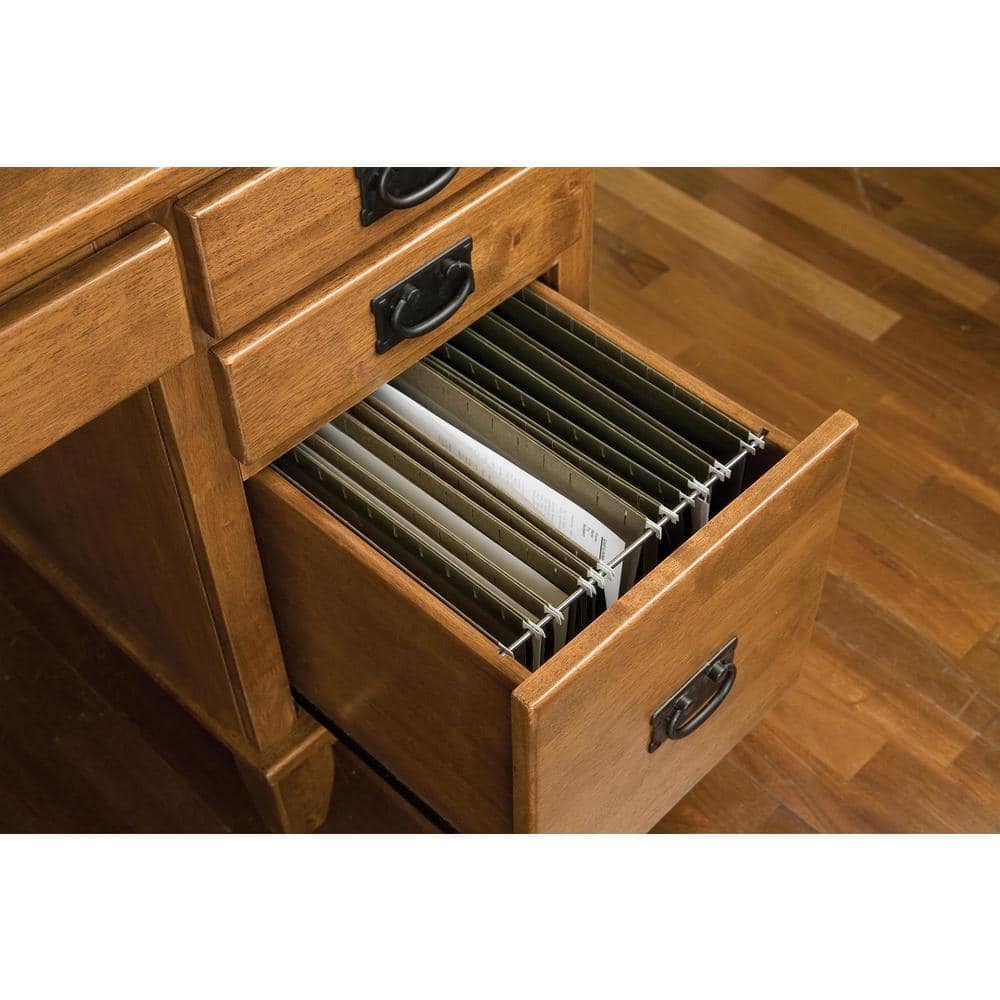 Black Wood Executive Desk with Hutch and Filing Cabinet