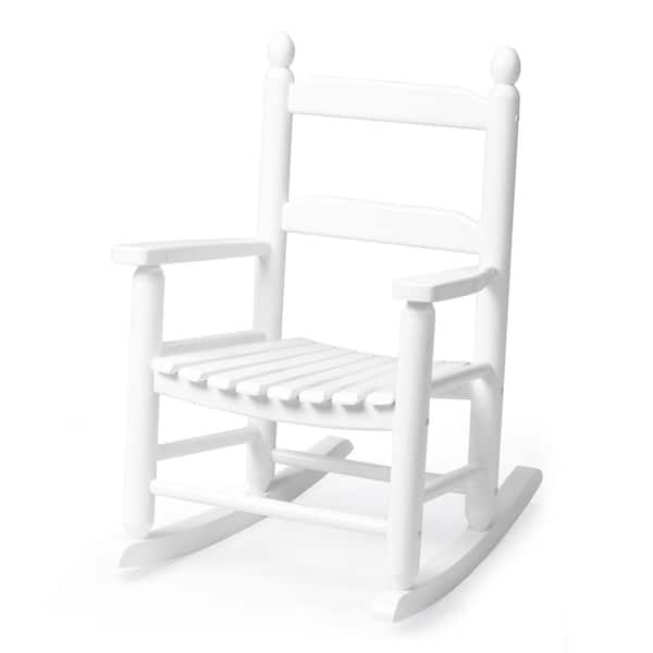 Karl home White Poplar Wood Children's Outdoor Rocking Chair