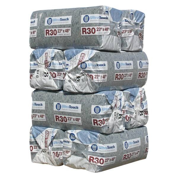 UltraTouch R-30 Denim Insulation Batts 23 in. x 48 in. (8-Bags)